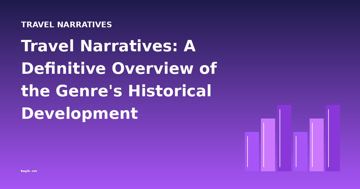 Travel Narratives: A Definitive Overview of the Genre's Historical Development