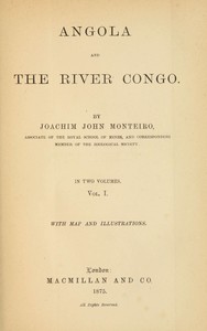 Cover of Angola and the River Congo, vol. 1 — Themes and Context