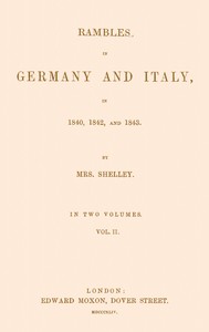Cover of Rambles in Germany and Italy in ...